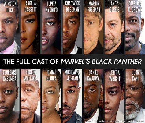 black panther movie cast